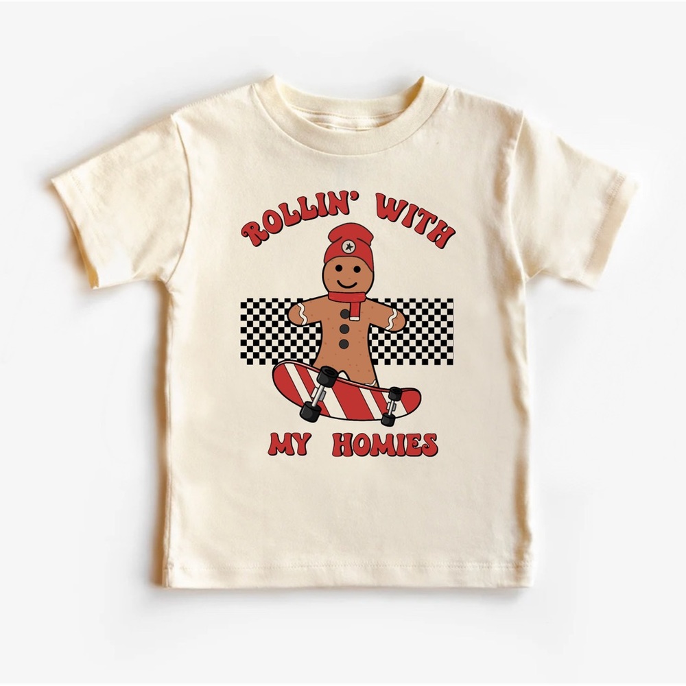 ROLLIN WITH MY HOMIES - Kid’s Christmas Tee